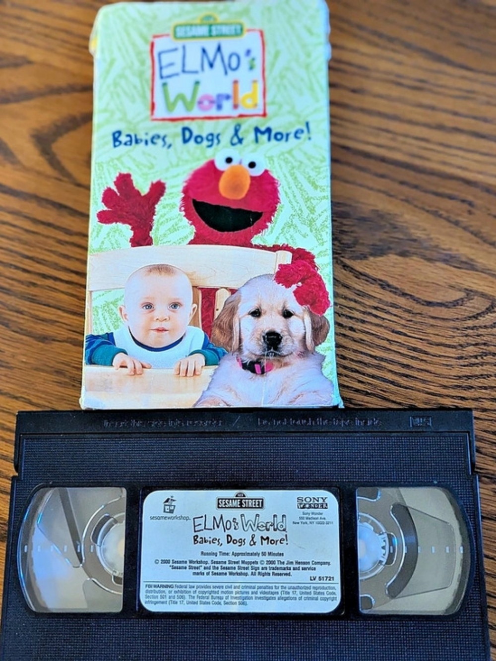 Sony Wonder Elmo's World: Babies, Dogs & More! VHS Tape Kids Media